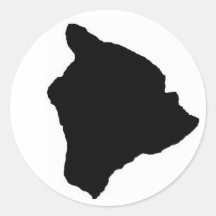 Black Big Island sticker