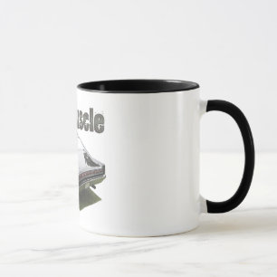 Black "Big Muscle" 1967 Dodge Charger coffee mug