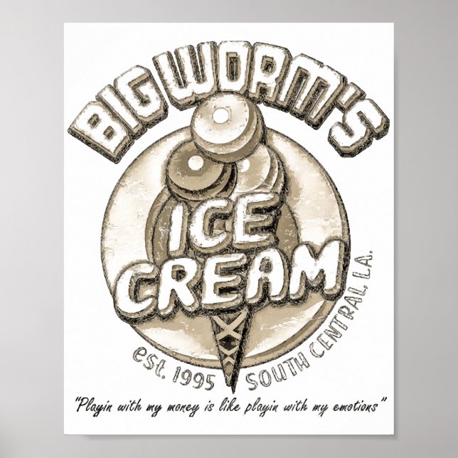 Black big worm  poster (Front)