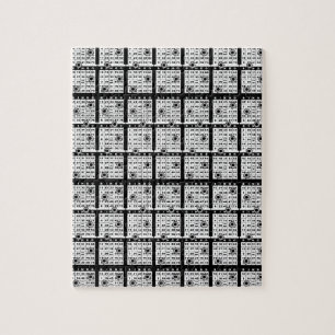 Black Bingo Cards Jigsaw Puzzle