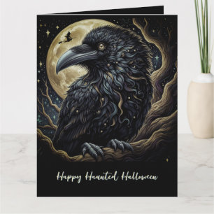 Black Bird Halloween Card