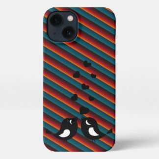 Black bird iPhone 13 case