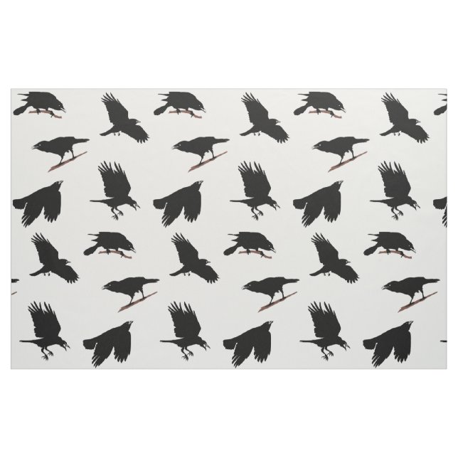 Black Bird or Crow maybe Raven Fabric (Fat Quarter)