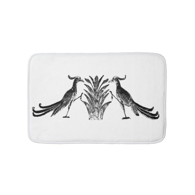 Black Birds Bath Mat (Front)