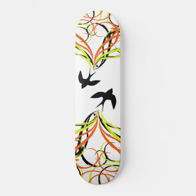 black birds singing in the dead of night skateboard (Front)