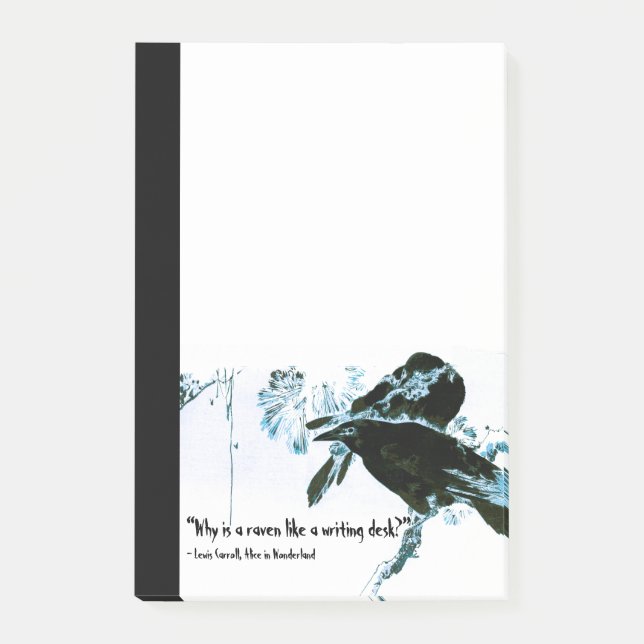 Black Birds The Raven Post-it Notes (Front)