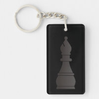 Black bishop chess piece