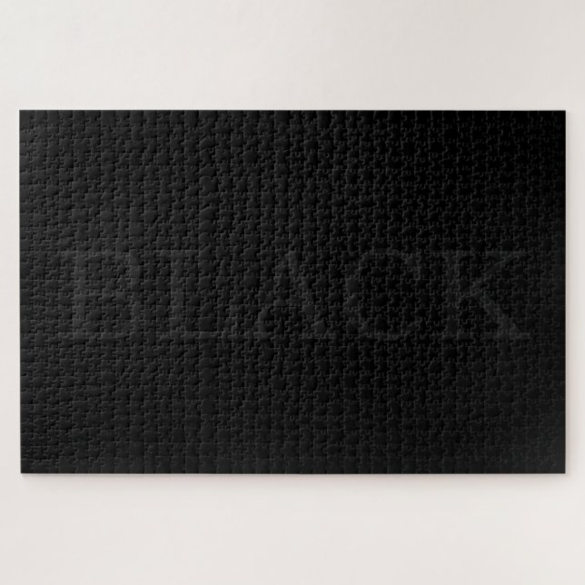 black black jigsaw puzzle (Horizontal)