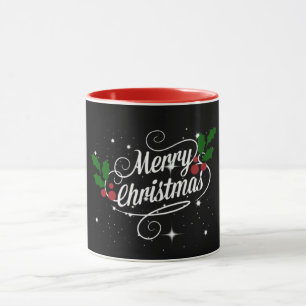 Black-black, Merry Christmas, Mug