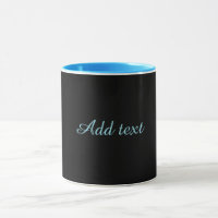 Black-black, simply elegant, blue trim,