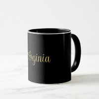 Black-black, simply elegant, gold template