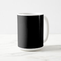 Black-black, simply elegant mug