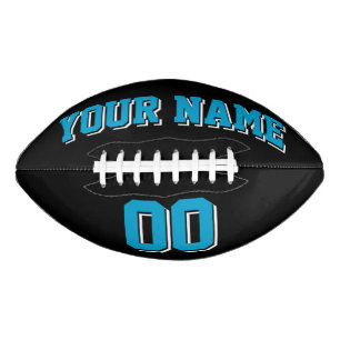 BLACK BLUE AND WHITE Custom Football American Football