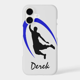 Black Blue Basketball Personalised