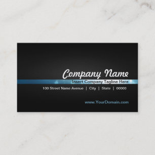Black, Blue, Carbon Fibre Custom Business Cards