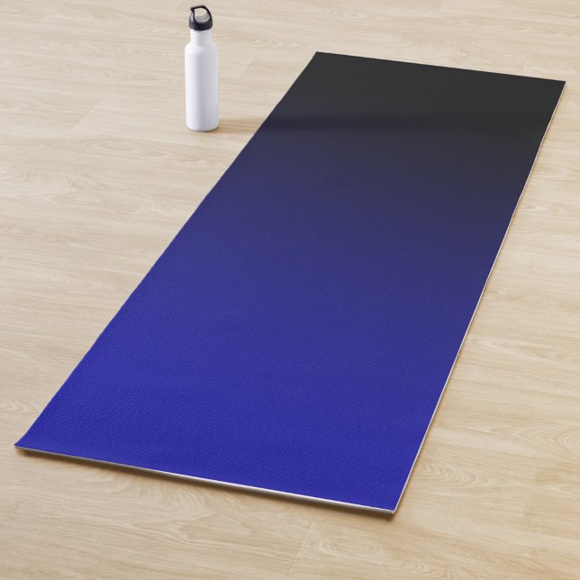 Black blue gradient  yoga mat (Creator Uploaded)
