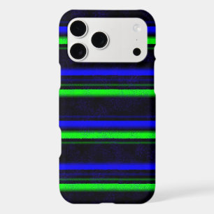 Black Blue Green Stripes