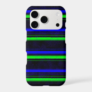 Black Blue Green Stripes