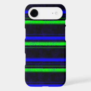Black Blue Green Stripes