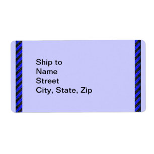 Black Blue Thin Diagonal Stripes