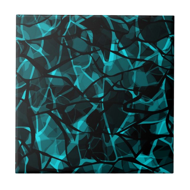 Black blue tile (Front)