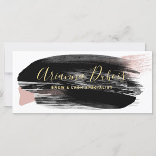 Black Blush Gold Watercolor Gift Certificate