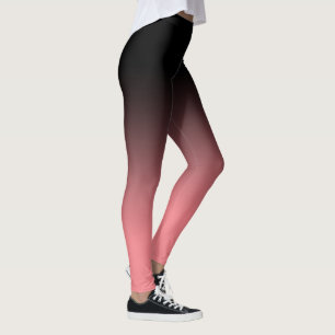 Black Blush Ombre Leggings