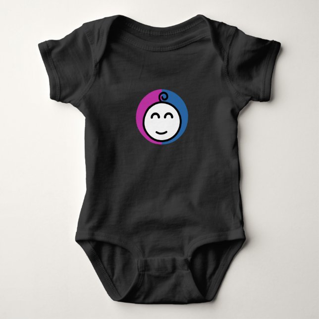 Black Body Baby Bodysuit (Front)