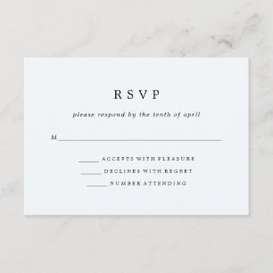 Black Boho Watercolor Wedding Response
