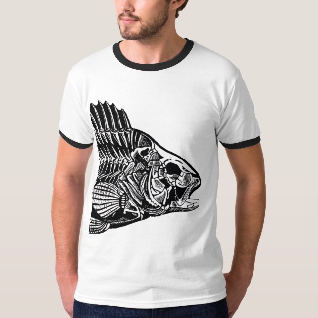 Black Bone Fish T-Shirt (Front)