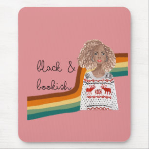 Black Book Lover Mouse Mat