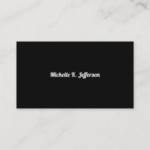 Black   Border Business Card
