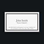 Black Border Physical Scientist Business Card<br><div class="desc">Black Border Physical Scientist Business Card.</div>