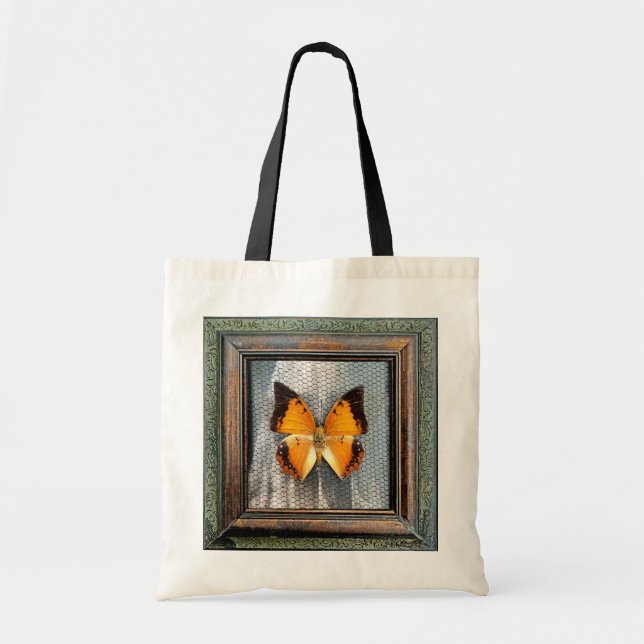 Black-Bordered Charaxes Butterfly Tote Bag (Front)