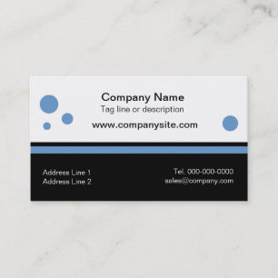 Black Bottom Business Card Templates