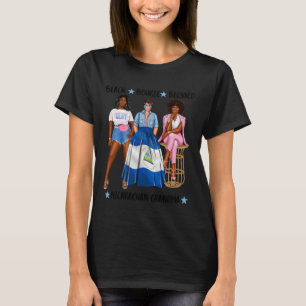 Black Bougee Blessed Nicaraguan Grandma Nicaragua T-Shirt