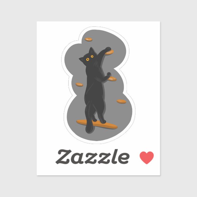 Black bouldering cat (Sheet)
