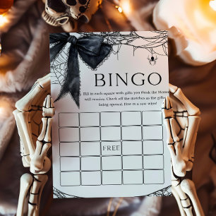 Black Bow Gothic Little Boo Bingo Game