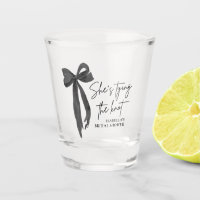 Black Bow She's Tying the Knot Bridal Shower 