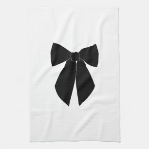 Black Bow Tea Towel