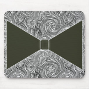Black Bow Tie Mouse Mat