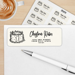 Black Bow Tying Up Her Thirties 40th Birthday