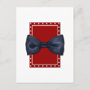Black Bowtie Postcard