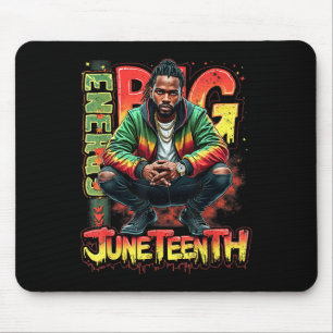 Black Boy Big Juneteenth Energy Pride Freedom Desi Mouse Mat