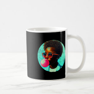 Black Boy Joy Bubble Gum Fun African Melanin Princ Coffee Mug
