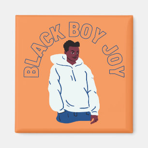 Black Boy Joy Magnet