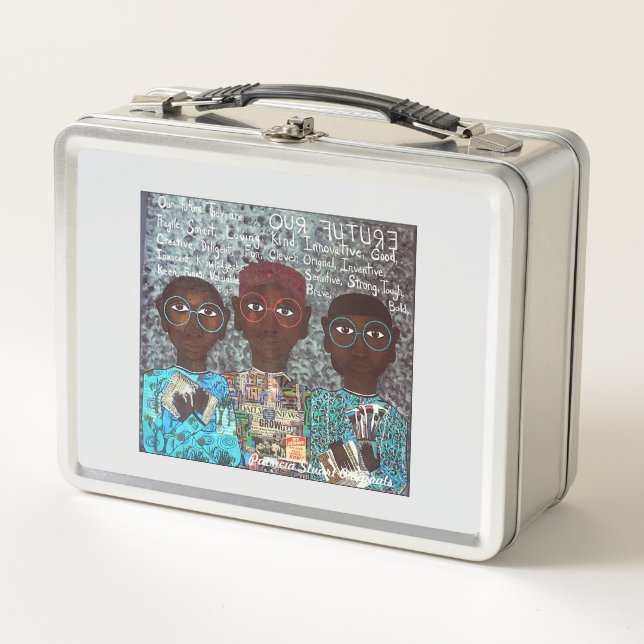 Black Boys Can Lunch Box (Front)