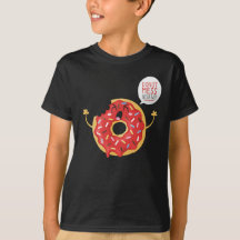 Black Boys tShirt Cool Doughnut Skate Fun