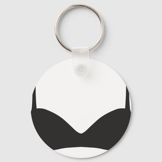 Black Bra Key Ring (Front)