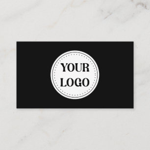 Black Branded Logo   Corporate Business Company Ba Card
